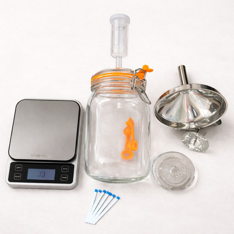 Fermented chilli sauce in a jar