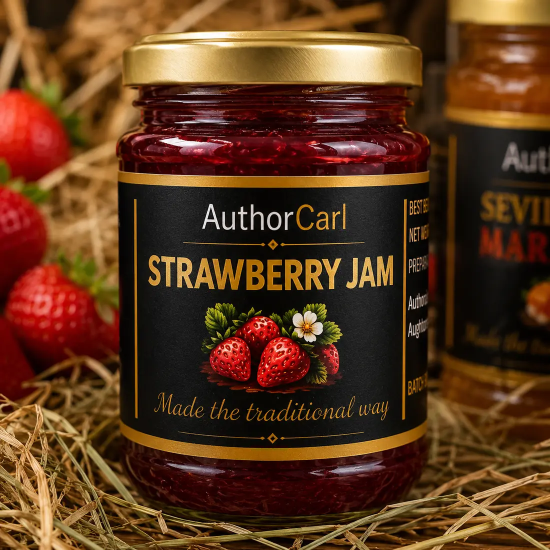 Author Carl Strawberry Jam
