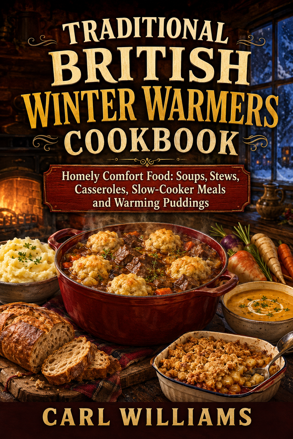 Traditional British Winter Warmers Cookbook cover